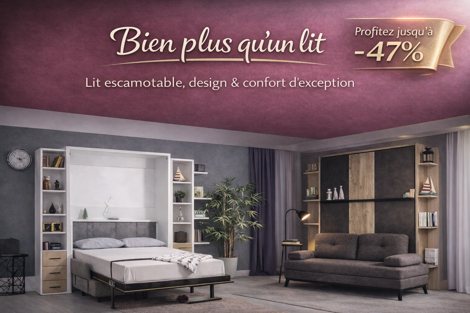 lit escamotable gain de place gainplus