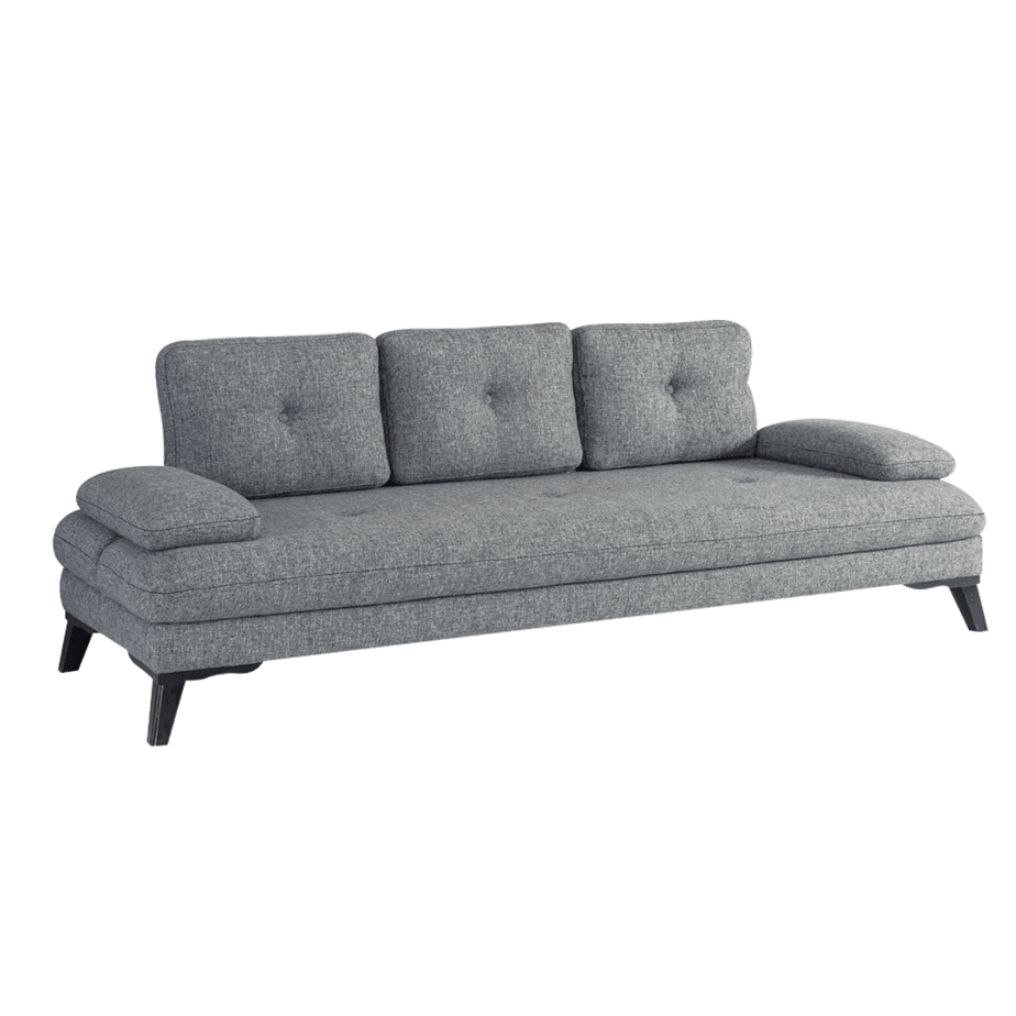 Canapé scandinave 3 places avec accoudoirs amovibles