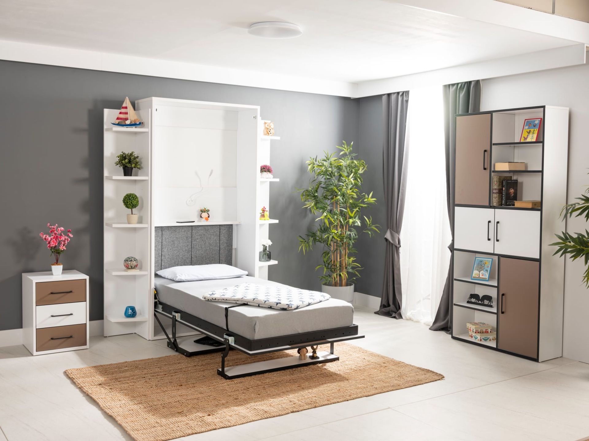 Lit Escamotable Vertical 1 place