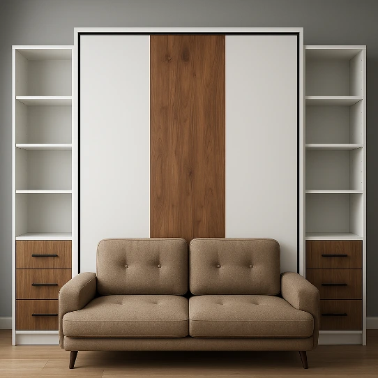 it escamotable verticale 2 places Smart ouvert