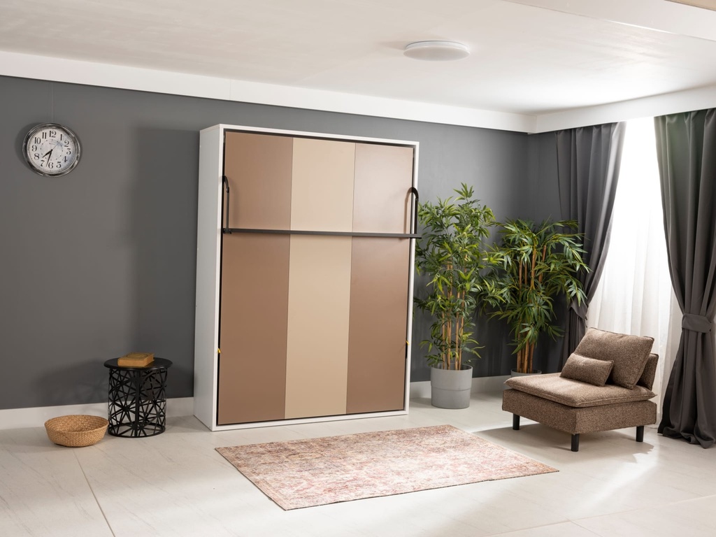 étagère servant de pied en façade 140cm