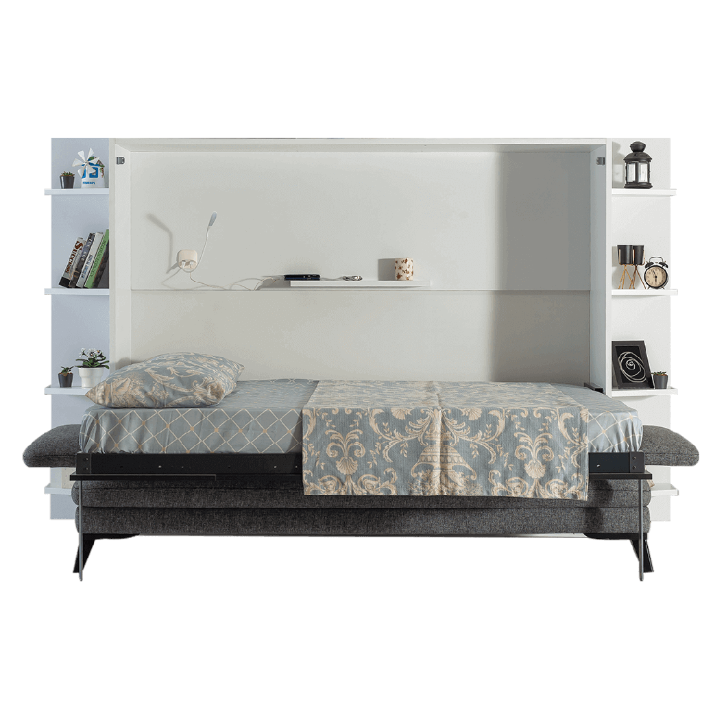 Lit escamotable horizontal XL – 2 places, 160×200
