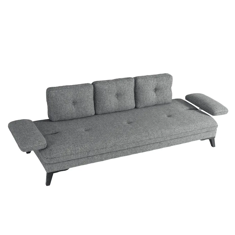 Canapé scandinave 3 places avec accoudoirs amovibles
