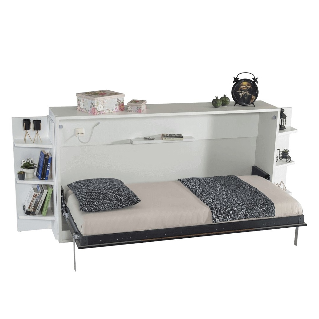 Lit escamotable horizontal 1 place